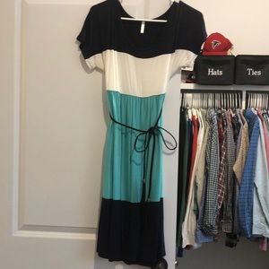 Pink Blush maternity dress